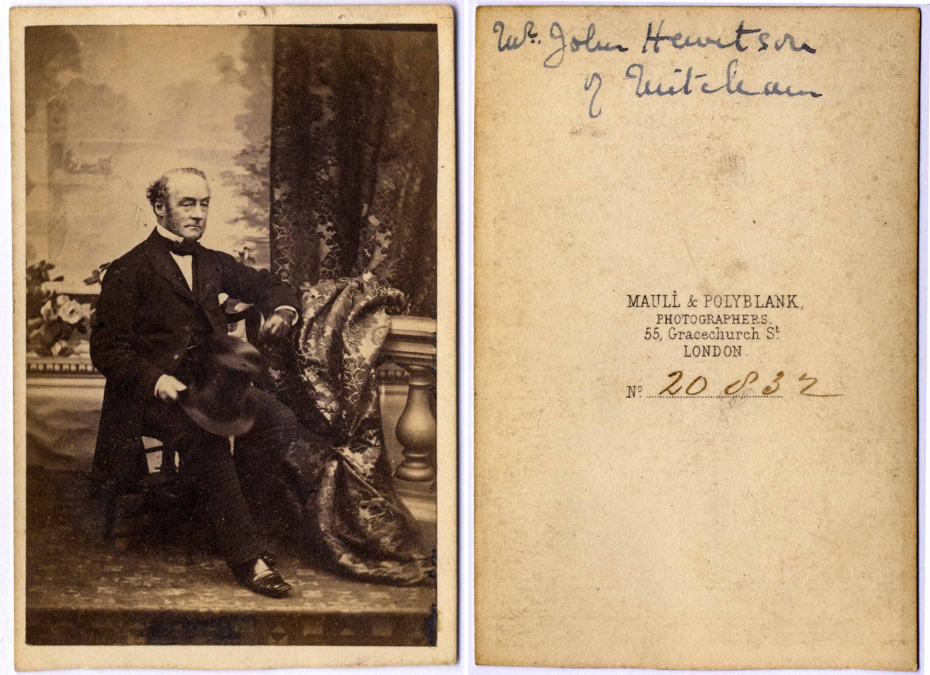  John Hewitson of Mitcham - husband of Emma 