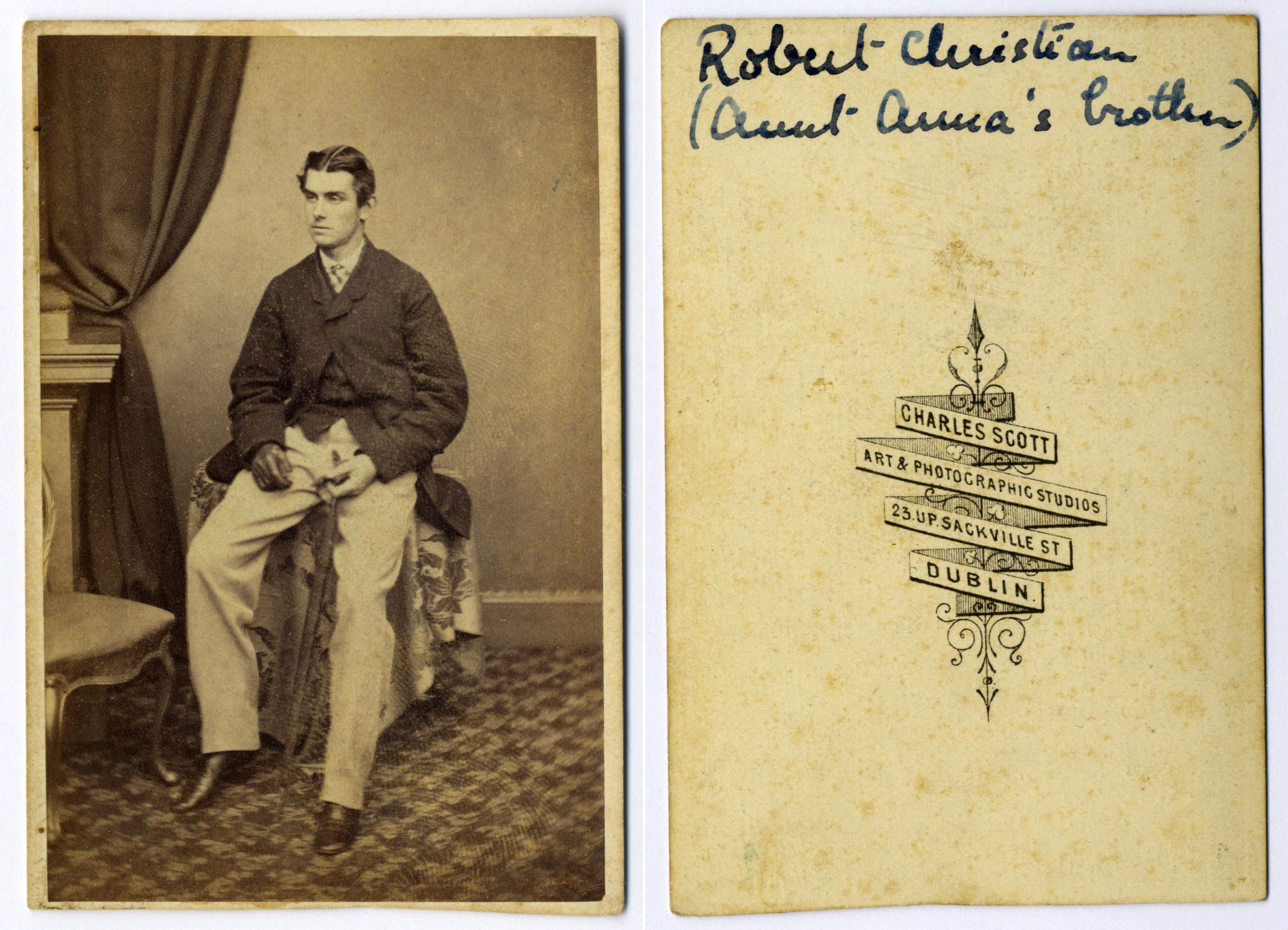  Robert Christian brother of Anna Christian (wife of Robert Spencer Culbertson) 