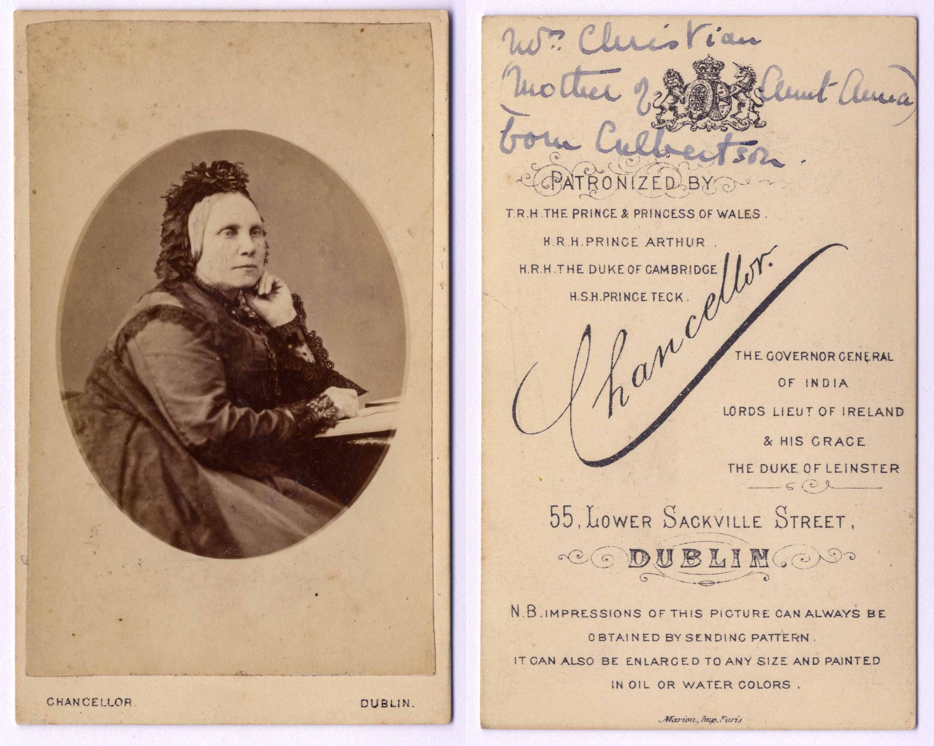  Mrs Christian - mother of Anna & Robert 