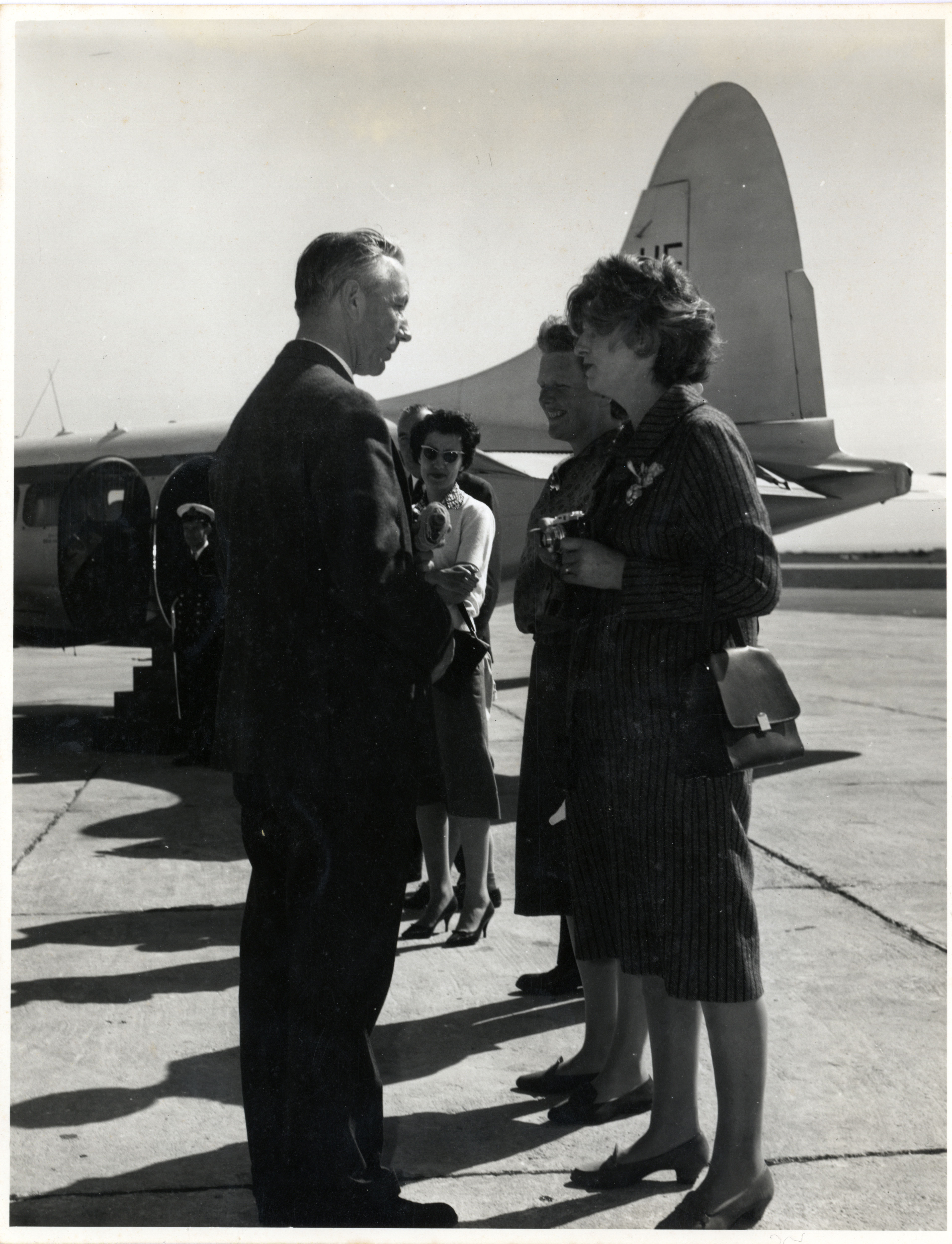  Captain Ievers at RNAS Hal Far, Malta 26-Feb-1960 