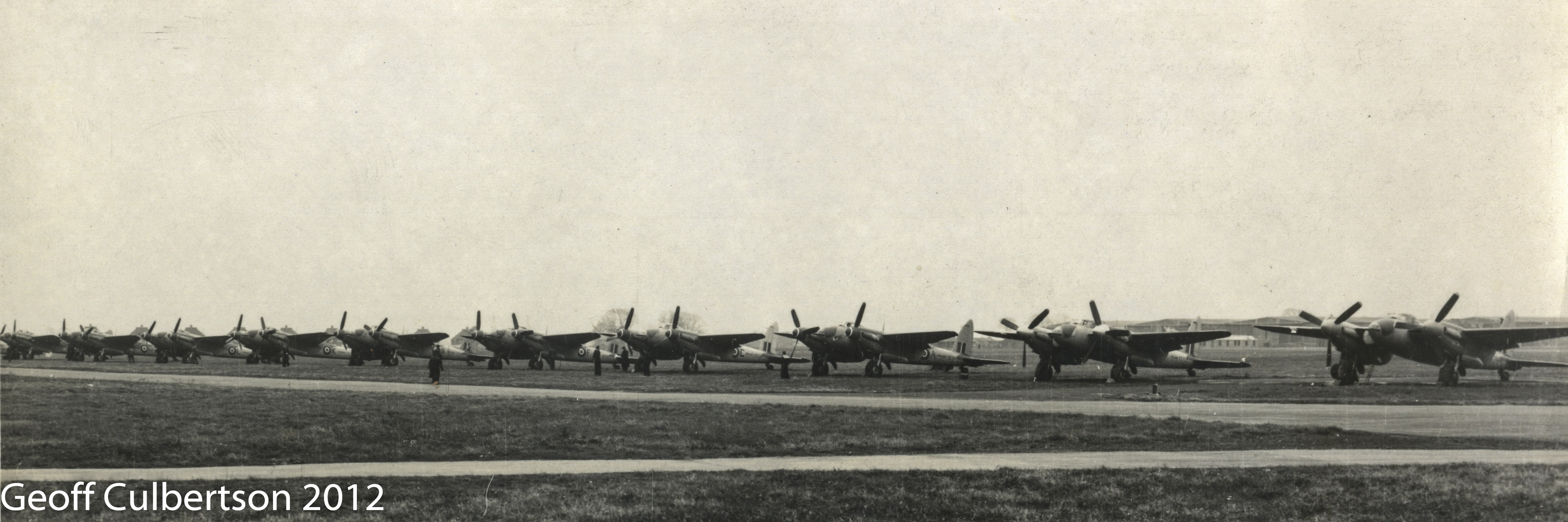  Mosquitos at RNAS Ford c. 1945 