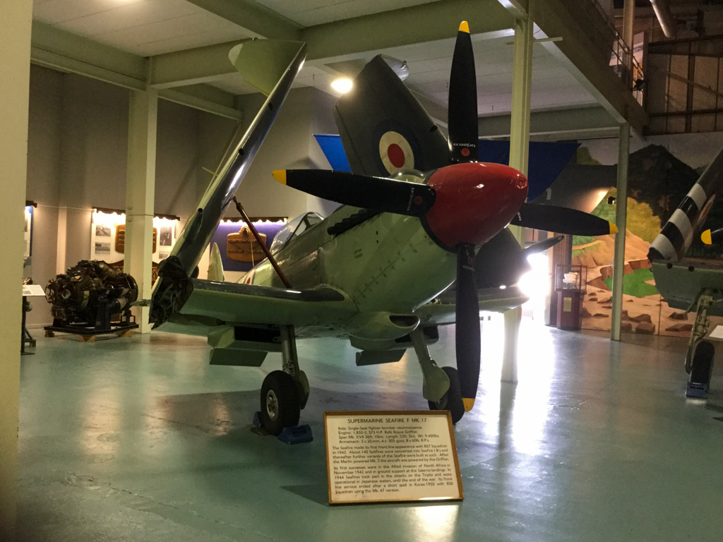  Supermarine Seafire F Mk 17 at Fleet Air Arm Museum, Yeovilton, Somerset 