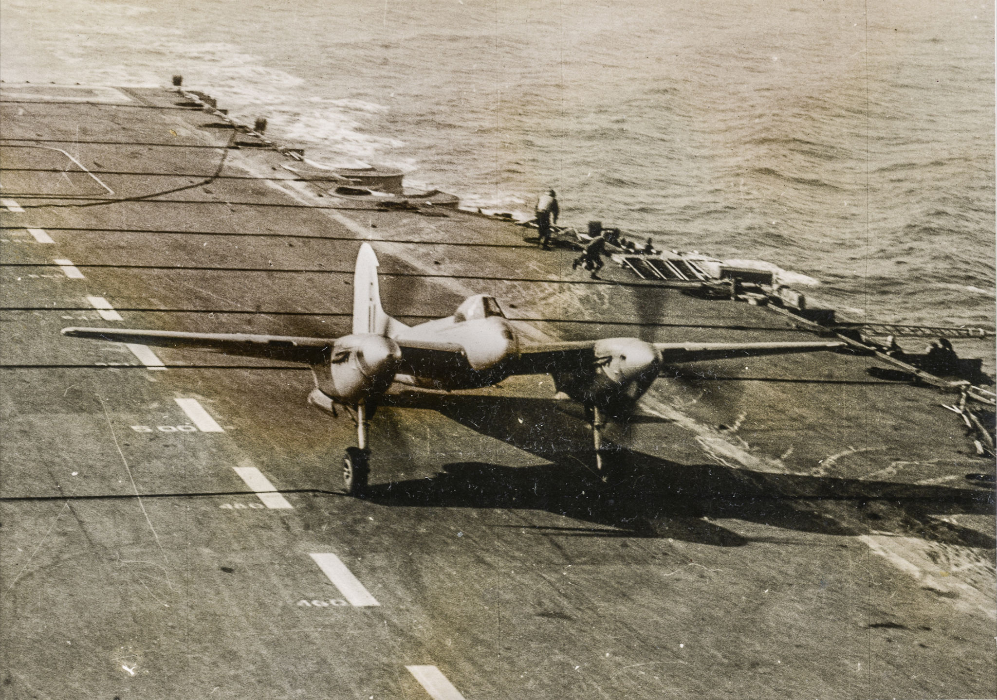  Mosquito landing on aircraft carrier 2 of 5 