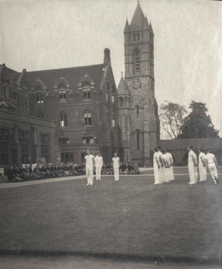 1941 - Gymnastics team performing in The Quad, St Edward's School, Oxford